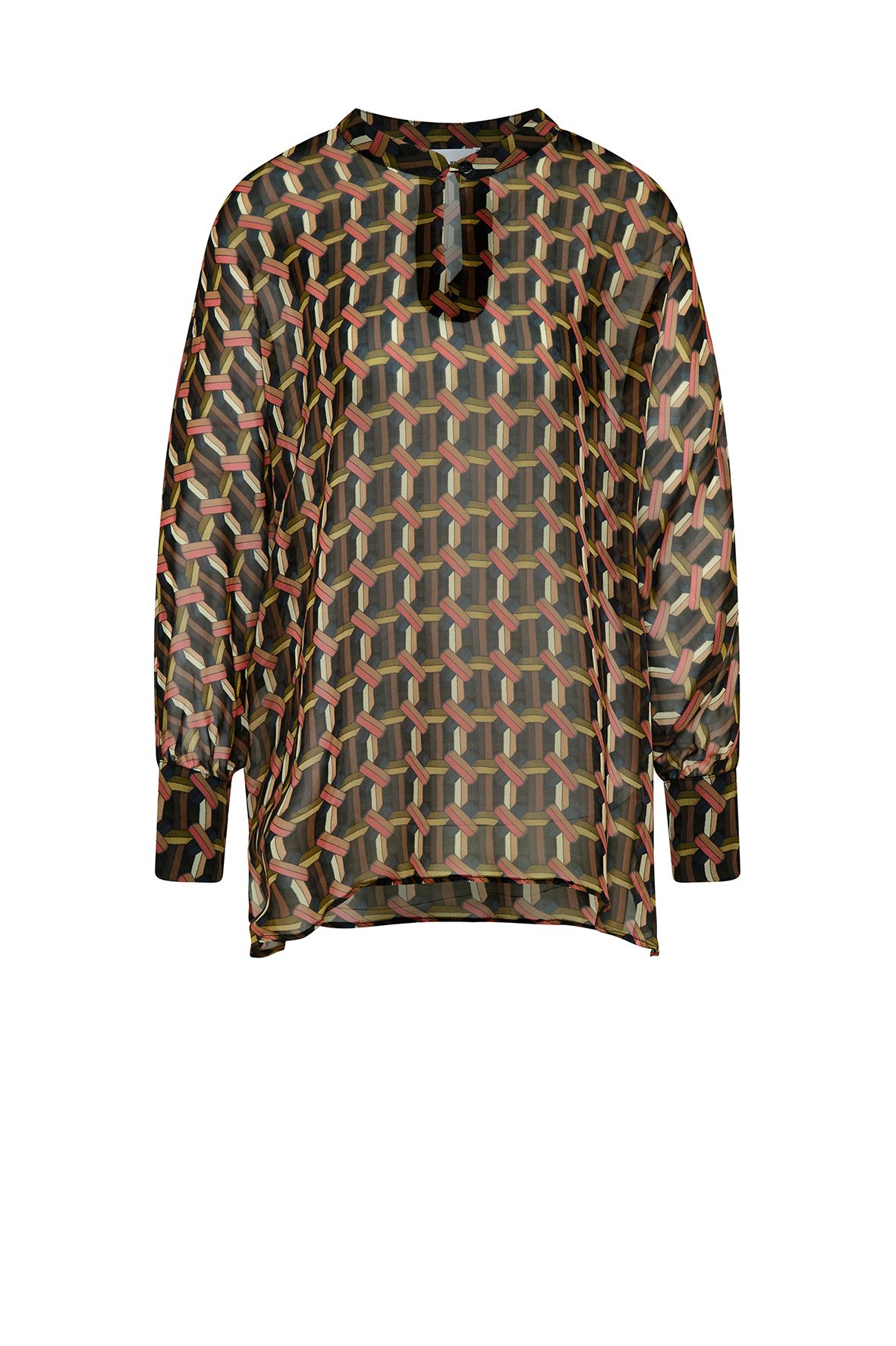 BLUSE CHIFFON GRAFIK