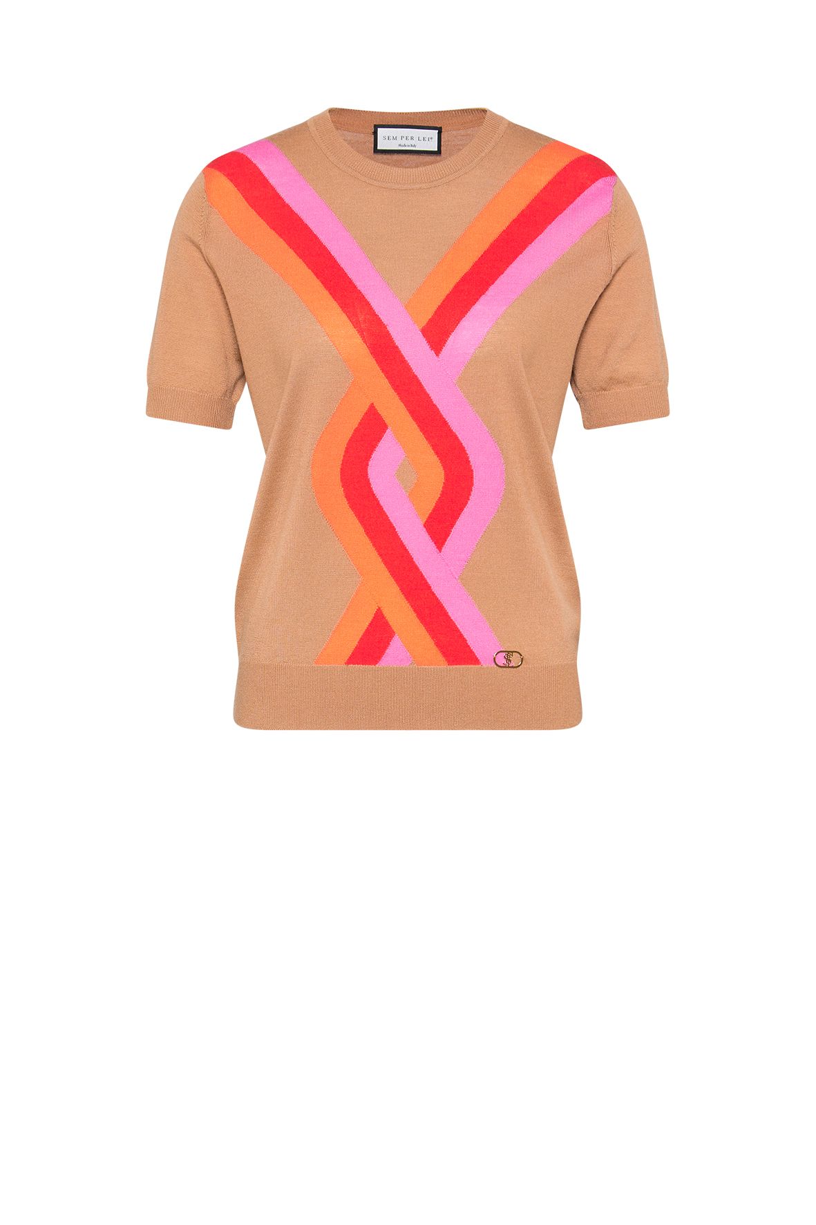 PULLI 1/2 ARM INTARSIE