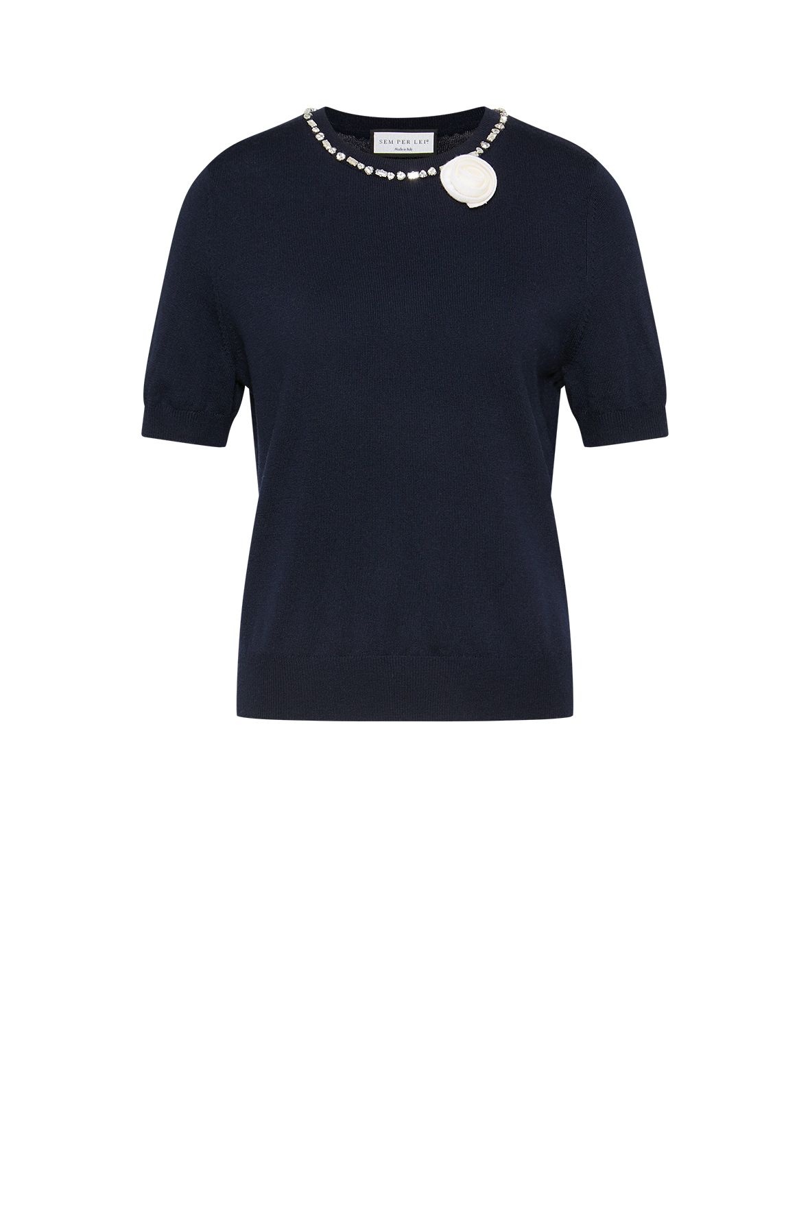 PULLI 1/2 ARM STRASS