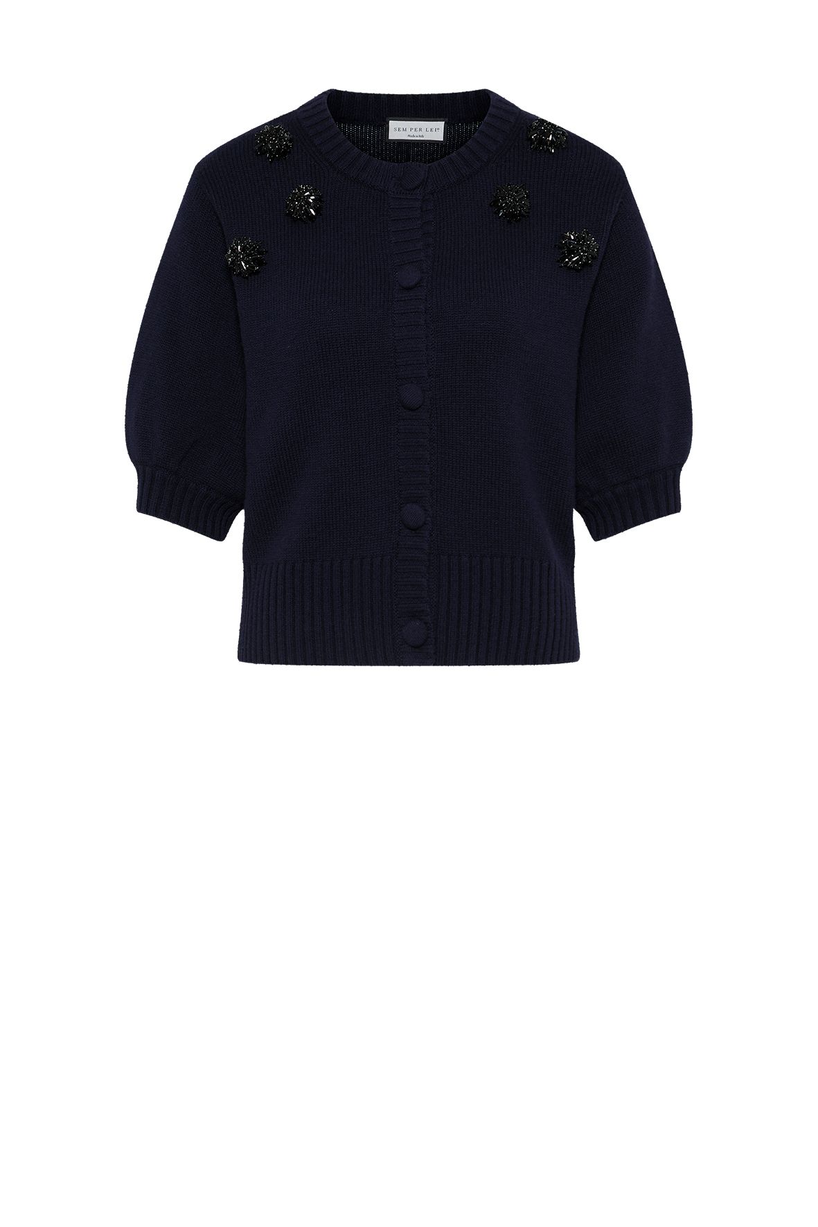 CARDIGAN STRASS APPL. HA