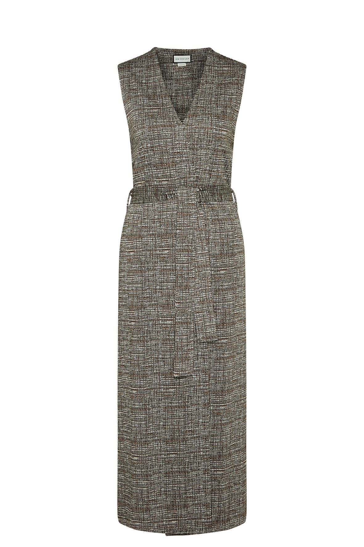 GILET LG JACQ. LUREX