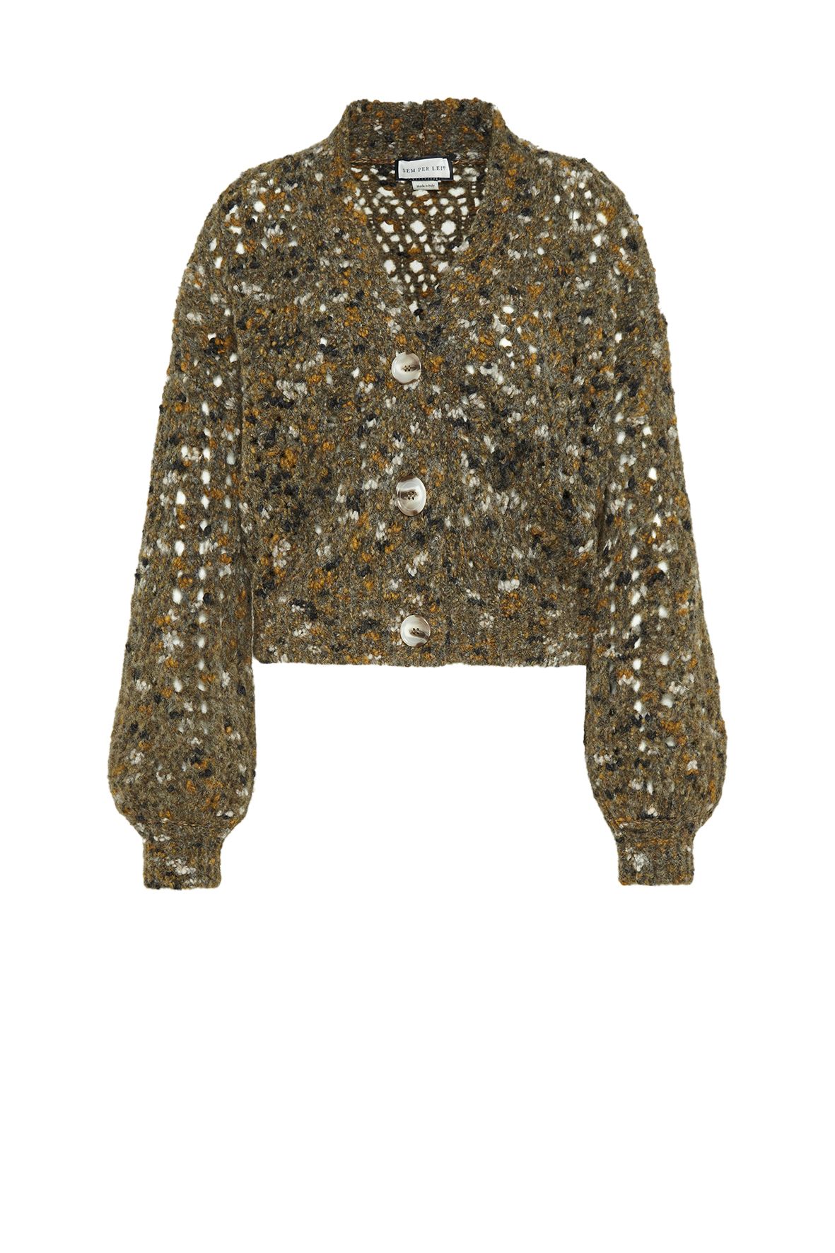 CARDIGAN AJOUR MULTI